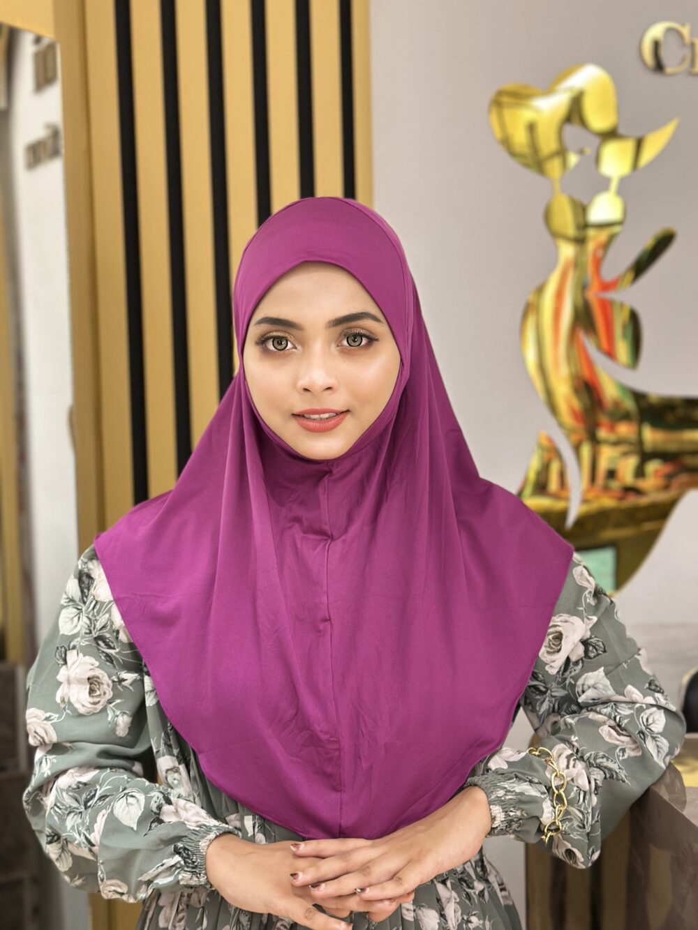 প্রিমিয়াম কোরিয়ান প্লেইন হিজাব - Image 16
