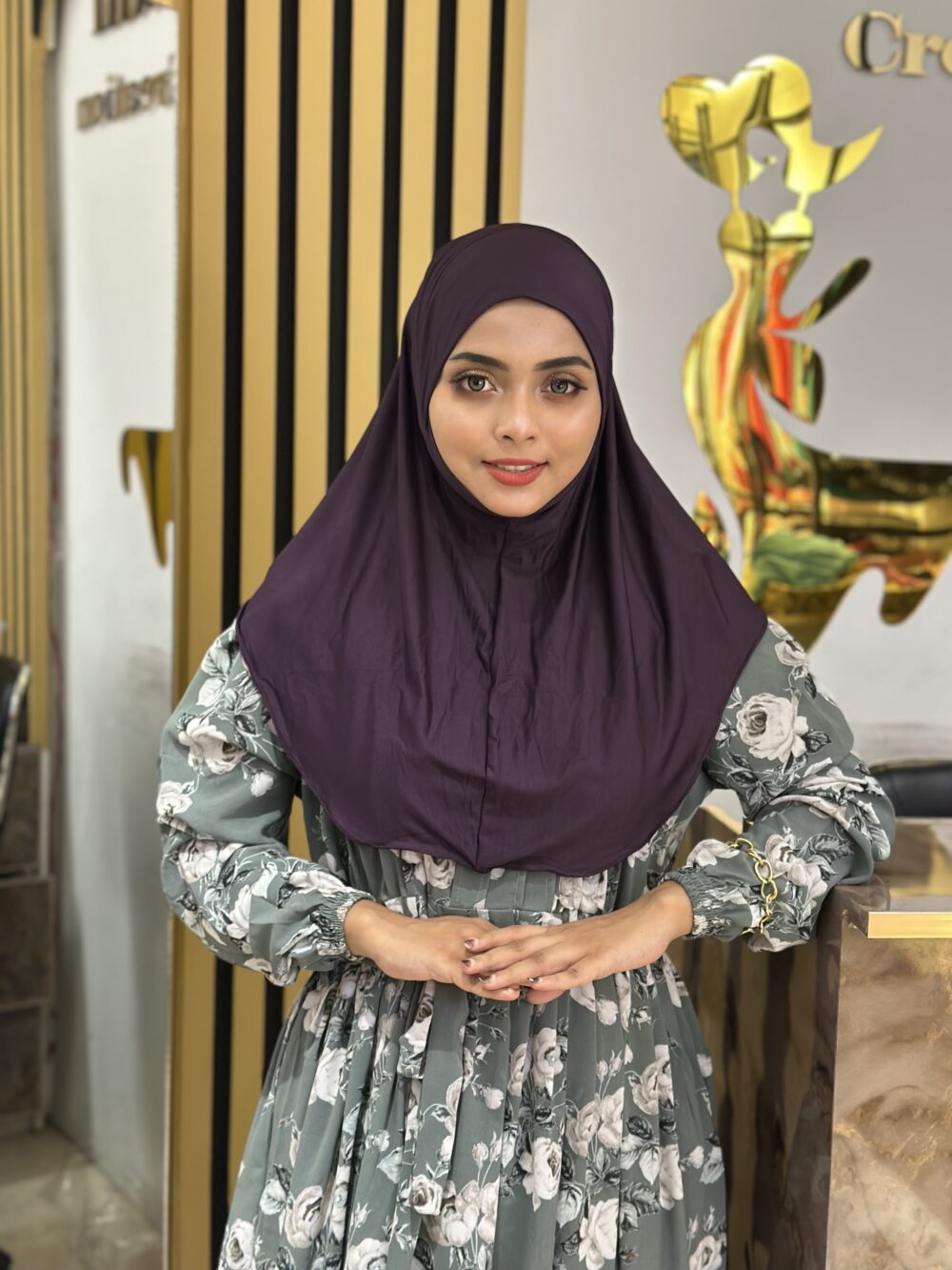 প্রিমিয়াম কোরিয়ান প্লেইন হিজাব - Image 11