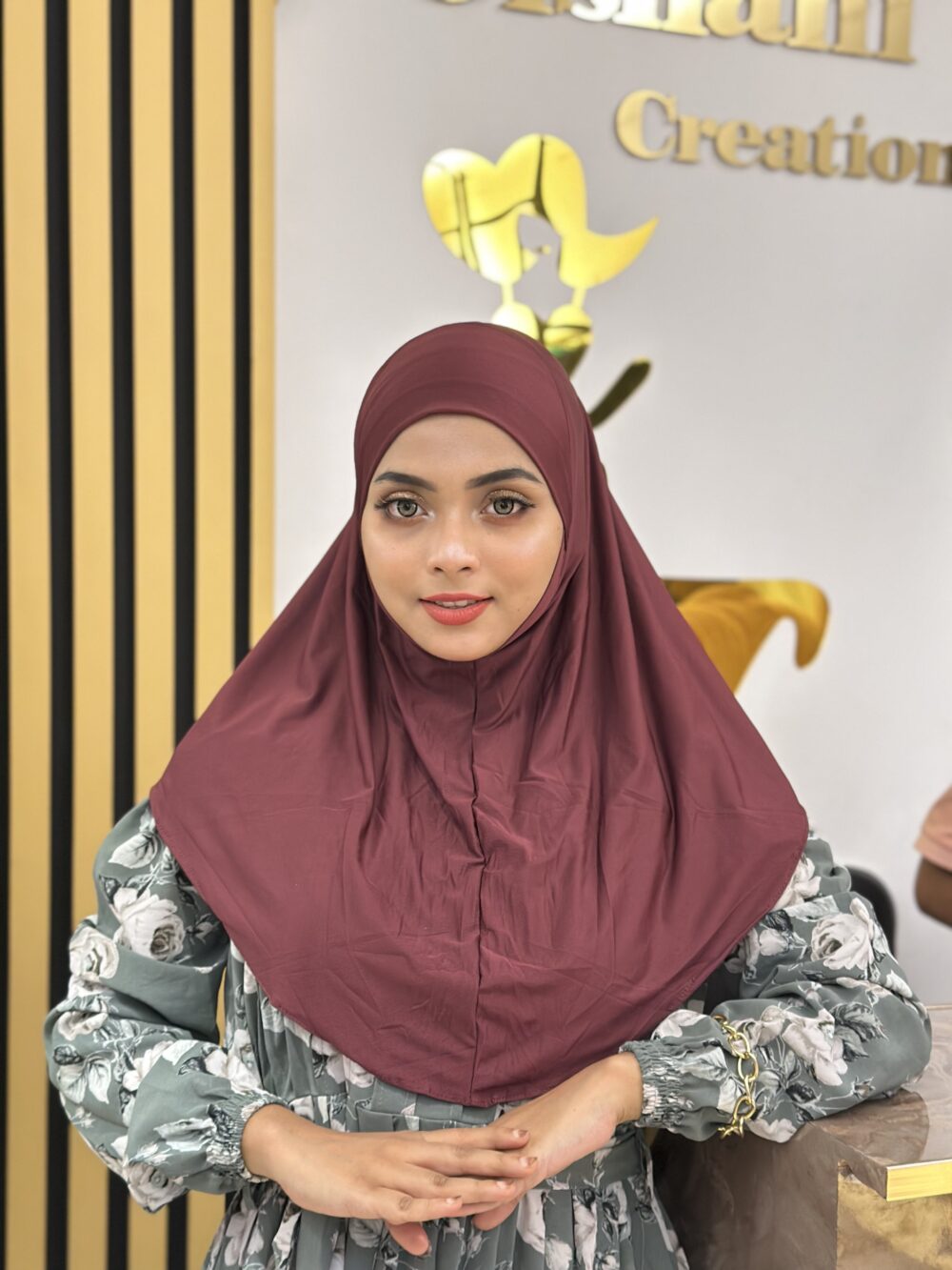 প্রিমিয়াম কোরিয়ান প্লেইন হিজাব - Image 3