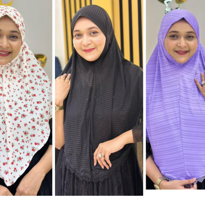 Premium Mix Hijab Combo এক সেটেই তিন রকমের ফিল ✨